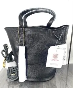 COOCO ブラック ショルダーバッグ新品未使用品最終値下げのサムネイル
