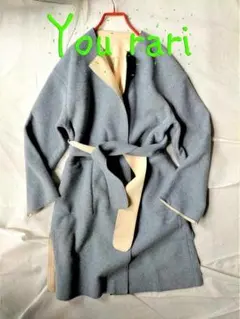 定価2万 You rari フーデットコーディガン コート L