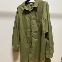 earth music&ecology カーキシャツ