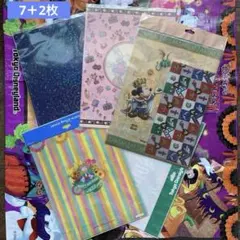 新品未使用☆TDR限定★クリアファイル7枚　ミニファイル2枚東京ディズニーランド