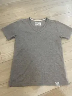 AZUL BY MOUSSY ワッフル生地 半袖Tシャツ グレー Sのサムネイル