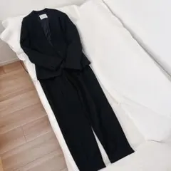 グリーンレーベルリラクシング ダブルクロスノーラペルジャケット　テーパードパンツ