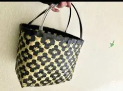 PPバンドで作るカゴバックお花柄【作成キット】