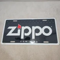 Zippo ジッポ ナンバープレート 黒のサムネイル