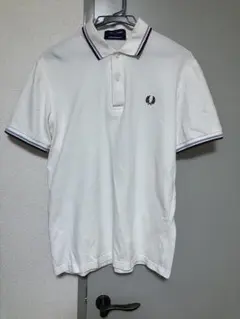美品】FRED PERRY英国製M12 白×赤黒トリムポロ Mサイズ相当 - メルカリ