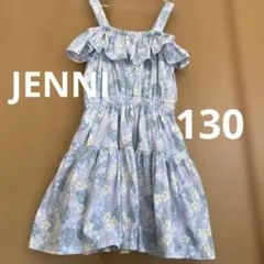 JENNI love フラワープリント ノースリーブワンピース 130cm