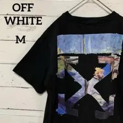 OFF-WHITEオフホワイト 半袖Tシャツ バッククロスプリントロゴ M