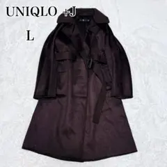 美品✨ UNIQLO +J カシミヤブレンド ラップロングコートウール ベルト