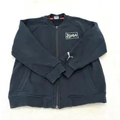 プーマ/PUMA/ブラック/ジップアップパーカー/140