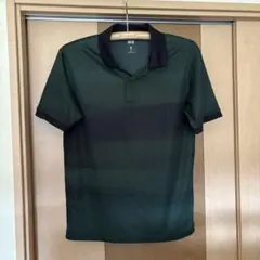 UNIQLO ドライEXポロシャツ Mサイズ　グリーン