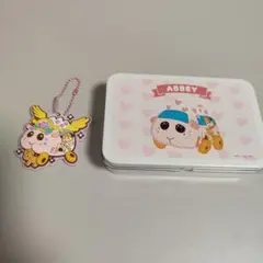 PUI PUI 몰카 애비 캔 케이스 고무 열쇠 고리 세트