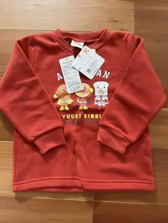 アンパンマン　カレーパンマン　しょくぱんまん　トレーナー　赤　100 新品