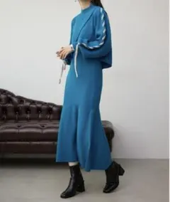 ニットワンピース AZUL