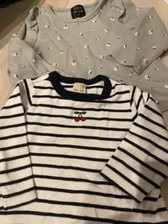 プティマイン長袖カットソー2点