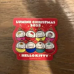 ハローキティ KITTYルミネ ステッカー クリスマス 2025