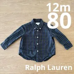 Ralph Lauren チェック柄シャツ 12M 80cm