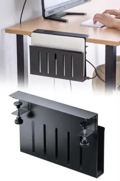 ブラック スリットデザイン PC周辺機器　収納