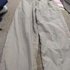 GUシェフパンツメンズSサイズベージュ