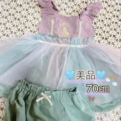 【美品♥】 Cottoli ディズニープリンセス アリエル チュールドレス70㎝
