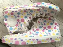 ◆コンバースconverseオールスター新品◆激レア水玉デッドストック