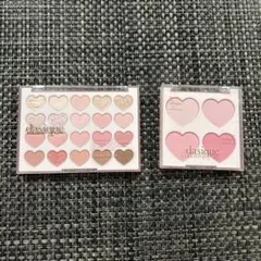 【お試しに】dasique アイシャドウパレット&チーク2つセット