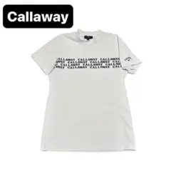 美品　Callaway レディース ホワイト　シャツ モックネック　人気モデル