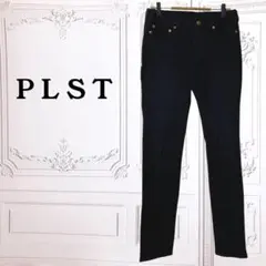 『プラステ』スキニー パンツ【L】ブラック 無地/シンプル カジュアルのサムネイル