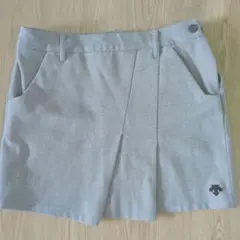 DESCENTE グレー スカート レディース ゴルフウェア