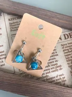 ハンドメイド☆天然石イヤリング