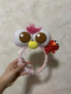 USJ エルモ付きピンクカチューシャ