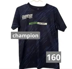 champion ストライプ Tシャツ 160