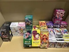 ワンピースカード　まとめ売り　未開封テープ付きboxなど