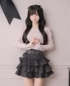 pium デニムスカート