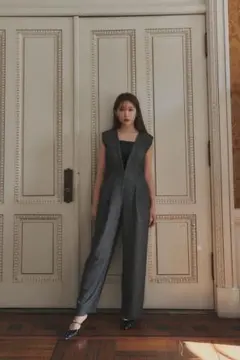 5/30まで最終値下げ【HLT MAiSON】 Tweed Jumpsuit 最終値下げ！【HLT MAiSON】 Tweed Jumpsuit - メルカリ