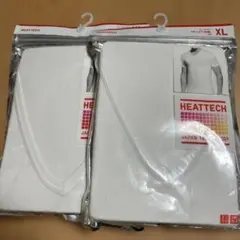 UNIQLO HEATTECH VネックT（半袖）XL 2枚セット