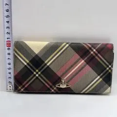 ヴィヴィアン　長財布　チェック柄