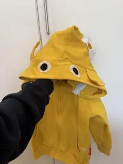 ハ*ラ様 黄色ピクミン100cmフード付きパーカー（黄色）