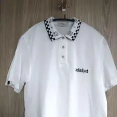 ✱adabat✱ゴルフウエア ポロシャツ白のサムネイル