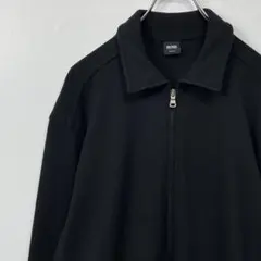 HUGO BOSS ダブルジップ ニット編み　ジャケット　スイングトップ　XL