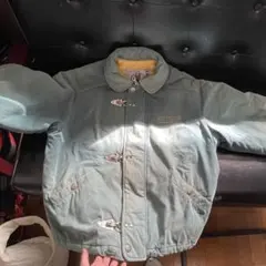 90s POLBOT ファイヤーマンジャケット キルティング ブルゾン 短丈