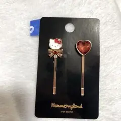 ハーモニーランド限定　ヘアピン　新品　キティ