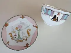 資生堂ノベルティ　プレート&ボールのサムネイル