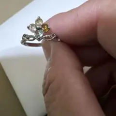 最終値下げ天然石カラフルトルマリンリング、合金、出品