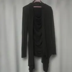 civarize V系　カーディガン　ロック　ドレープ　レイヤードロング44のサムネイル