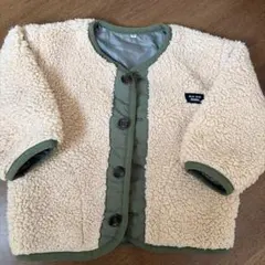 西松屋　ボアアウター　ベビー　ブルゾン　アウター　モコモコ