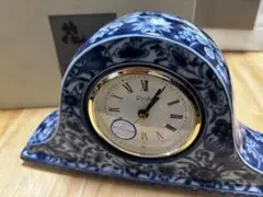 ジャンク　龍峰 Ryuhou 陶磁器置時計 セイコームーブメント インテリア