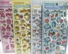 【正規品】サンリオ　ボンボンドロップシール 4種セット
