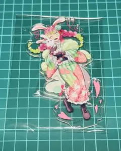 鬼滅の刃 甘露寺蜜璃 AGF 卯年 アクリルスタンド チェキ風カード 箔押し 鬼滅の刃 甘露寺蜜璃 AGF 卯年 アクリルスタンド チェキ風カード