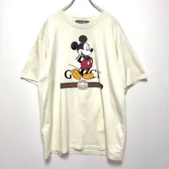 【全国完売】美品 GUCCI ミッキー Tシャツ M disney GUCCI ディズニーコラボ ミッキー Tシャツ - メルカリ