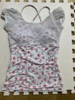 ドゥッシュドゥッスゥ　レオトップ　サラカラ　フラワープリント